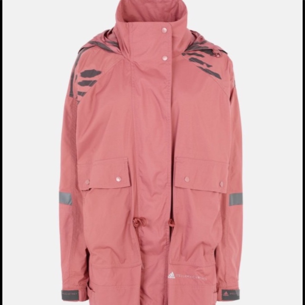 Stella McCartney Jacket Windbreaker for Adidas Stylish Athletic Jacket new w tag - Picture 6 of 13